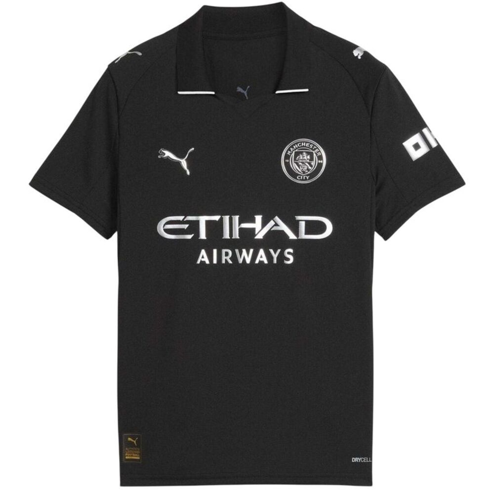 Manchester City FC Childrens/Kids 25/26 Puma Away Kit / Black